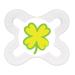 MAM Silicone Pacifier 0-2 Years - Double Pack Neutral Clover/Bird Motif | International Shipping - Buy Online on GoSupps.com