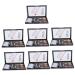 Healvian 7 Sets Eyebrow Powder Set Brow Makeup Pigmented Matte Lady Eyebrow Powder Waterproof Multi-tool Abs