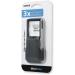 Carson PO-25 MiniBrite LED Lighted Pocket 3x Magnifier | Grey | Built-in Sliding Lens Cover | 2.0 x 0.6 x 4.5 inches - Buy Online on GoSupps.com