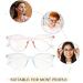kurkip Blue Light Blocking Silica Glasses Computer Glasses for Women Men Kids Teens Eye Protection Unbreakable Frame Anti-Blue Ray Glasses With Case Anti UV400 & Eyestr - 2Pcs - Buy Online on GoSupps.com