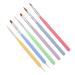 Healeved 1 Set Nail Pen Diy Nail Painting Tool Nails Supplies Gel Nail Beauty Pens Brushes Nail Painting Brushes Cosmetology Supplies Nail Art Brush Lotus Wood Manicure 16X0.8X0.8CM Assorted Color 1