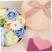 FOMIYES 2 Pcs Rose Flower Petals Natural Preserved Rose Soap Plant Essential Oil Rose Soap Valentines Day Gifts Rose Essential Oil Soap Stocking Stuffer Gifts Natural Soap Flower Box Round - Buy Online on GoSupps.com