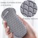 2PCS Exfoliating Bath Sponge Set - Dead Skin Remover - Shower Brush - Soft Sponge for Body - Adult Baby - Blue & Grey - Buy Online on GoSupps.com
