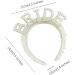 scicent Headband Glitter Padded White Pearls Embellished Hair Bands for Costume Shiny Jeweled Head Bands for Brides and Bridesmaid Fashion Beaded Hairband Wedding Hair Accessories for Women - 28810 - Buy Online on GoSupps.com