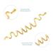 Gold Snake Hair Jewelry for Braids & Dreadlock Accessories - Pack of 6 | Women & Girls - Buy Online on GoSupps.com