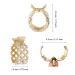 HAIMEIKANG 3 Pcs Metal Pearl & Rhinestone Hair Claw Clips for High Ponytail - Cute Hair Accessories for Women with Thick Long Hair - Buy Online on GoSupps.com