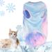 Yanmucy dog cooling vest instant cooling dog cooling coat soft breathable pet cooling vest dog cooling clothing shirt for summer outdoors (color s) s color