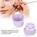 Buy Purple Silicone Makeup Brush Cleaning Box - Soft & Efficient Nail Art Brush Washer with Drying Rack - Buy Online on GoSupps.com