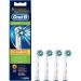 Oral-B CrossAction Toothbrush Head with CleanMaximiser Technology, Pack of 4 Counts 4 Testine