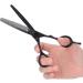 Qukaim Hairdressing Scissors Hair Scissors 5.5 Inches Black Stainless Steel Adjustable Hairdressing Scissors for Hair Thinning Shears - Buy Online on GoSupps.com