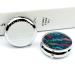Colorful Minnows Print Round Pill Box - 3 Compartment Decorative Portable Medicine Organizer for International Shipping - Buy Online on GoSupps.com