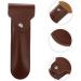 Minkissy 3-Piece Razor Set | PU Leather Shaver Bag & Safety Razor for Men | Stylish Leather Case for Grooming - Buy Online on GoSupps.com