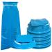 Harewu 10 Pcs Vomit Bags Disposable 1000ml High Density Vomit Bags Portable Emesis Bags for Morning Sickness Kids Pregnant Women Taxis Drivers Car Motion Sickness(Blue (10pc)