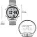 Hearkent Atomic Digital Talking Watch with British English Voice and Big Numbers - Radio-controlled Watch for Elderly or Blind with Elastic Silver Band - Buy Online on GoSupps.com