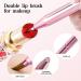 Arqumi Double-Ended Lip Makeup Brush | Retractable & Lightweight Lip Liner Applicator | Travel & Daily Use | Pink - 1PCS - Buy Online on GoSupps.com