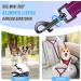 Slowton Adjustable Double Dog Leash - 360 Rotatable Reflective No Splinters for Small Dogs (3-9 kg) - Rose Red - Buy Online on GoSupps.com