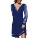 HANXIULIN Winter Dress for Women | Glitter Evening Dresses | Sweetheart Neckline Sexy Party Dress in Blue | International Shipping Available - Buy Online on GoSupps.com