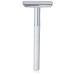 Bevel Safety Razor with Brass Weighted Handle and 10 Double Edge Safety Razor Blade Refills, Single Blade Razor for Men, Designed for Coarse Hair to Prevent Razor Bumps