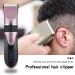 BOKIOESDE Electric Hair Clippers 0.8-2.0mm Rechargeable Barber Man Ceramic Trimmer Low Noise Shaver with Limit Hairbrushes Pink - Buy Online on GoSupps.com