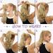 Silk-co Ponytail Hair Extension One Piece Clip in on Pony Tail Synthetic Straight Hairpieces 23inches Ash&Bleach Blond 23 Inch Ash&Bleach Blond - Buy Online on GoSupps.com