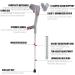 Crutch Lightweight Retractable Folded Elbow Arm Armpit Crutches Fractures Rehabilitation Polio Forearm Crutches Black - Buy Online on GoSupps.com