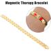 Magnetic Weight Loss Bracelet - Slimming Therapy Bangle Jewelry for Fatigue Relief and Pain Reduction - Gold - Buy Online on GoSupps.com