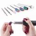 Makartt 7 Pcs Tungsten Carbide Diamond Ceramic Nail Drill Bit Set for Acrylic Nails - 3/32 Drill Bits for Gel Polish Removal and Nail Art - Buy Online on GoSupps.com