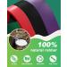 Rantizon Resistance Bands Set - 3 Long Bands for Men and Women - 3 Different Resistance Levels - Gym Bands for Exercise Training and Yoga - Red/Black/Purple - Buy Online on GoSupps.com