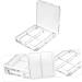 VINTORKY 2pcs Empty Eyeshadow Dish Palettes Empty Eye Shadow Pallet Makeup Eyeshadow Empty Eye Shadow Case - Buy Online on GoSupps.com