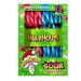 Spread Holiday Joy with Flix Candy Warheads Sour Candy Canes - Tangy Black Cherry & Blue Raspberry Flavors - Gluten & Peanut-Free Treats Perfect for Stockings & Festive Delights! 144G
