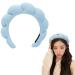 Gugugo hair band cosmetics hair band make -up make -up hair band hair bands cosmetics cosmetics hair band Skincare headband head band Skincare sponge and terry soft and absorbent material (blue)