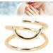 LIYJTK Ring finger index finger nail ring artistic charm decoration retro jewelry for women and girls wedding Valentine's Day gift (3046 oro) - Buy Online on GoSupps.com