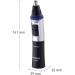 Panasonic ER-GN30-K Nose & Ear Hair Trimmer with Vortex Cleaning System - Black | Wet/Dry - For Facial Grooming - Buy Online on GoSupps.com
