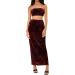 HANXIULIN Women's Long Sleeve Cocktail Dress - Elegant Ball Gown with Sweetheart Neckline for Winter Festive Occasions | Red M - Buy Online on GoSupps.com