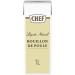 CHEF Natural Chicken Broth - Liquid Natural Background - Culinary Aids, Sauces, Broths - 1L Brick Ready To Use