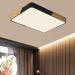 BFYLIN 72W Dimmable LED Ceiling Lamp with Remote Control - Ultra-Thin Wood Design for Bedroom Living Room & Children's Room - Buy Online on GoSupps.com