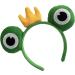 Face Wash Headband | Cartoon Plush Animal Ears and Horns Spa Headband - Halloween Hair Accessories Green Frog Headpiece Elastic Makeup Headbands for Women Girls Prince One Size - Buy Online on GoSupps.com