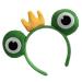 Funny Headbands - Face Wash Headband Women Cute Cartoon Animal Funny Headband | Plush Frog Princess Big Eyes Bowknot Headdress Costume Green Frog Headpiece For Women Girls Hair Accessories Prince One Size