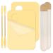 6 in 2 Sets Makeup Mixing Palette Gold Acrylic Cosmetic Palette with Korean Makeup Spatula Tool for Mixing Foundation Eye Shadow Lipsticks Nail Art