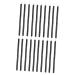 Beavorty 200 pcs Makeup Stickblack Applicator Practical Sticks Head Brush Eye Disposable Black Fiber 9x0.7cmx2pcs Blackx2pcs