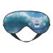 Ocean Sea Wave Print Unisex Sleeping Eye Mask Soft Comfortable Light-Blocking Eye Mask