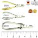 Camila Solingen CS12 Professional 4 Fingernail Toenail Nipper/Cutter - Heavy Duty Precision Stainless Steel Blade - Solingen Germany (Silver) - Buy Online on GoSupps.com