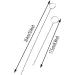 AXLIZER Stainless Steel Sewing Loop Kit - 2pcs Metal Drawstring Threader & Tweezers Set for DIY Knitting - Flexible & Durable - Buy Online on GoSupps.com