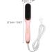 VOCOSTE Hair Straightener Brush - Fast Heating Anti-Scald Ceramic Comb with 4 Temp Settings for Home & Travel - Stylish Pink Hair Tool - Buy Online on GoSupps.com