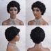 Short Curly Pixie Cut Wig for Black Women - Human Hair Full Made Natural Color 1B | Non-Lace Short Hair Wig - Buy Online on GoSupps.com