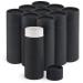 Furnido 10 Pcs 2 oz Cardboard Deodorant Containers Push-Up Style Top-Fill Empty Kraft Paperboard Tubes Lip Balm Containers Compostable Round Body Lotion Sticks Tube DIY Homemade Lip Balm Holder Black