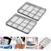 SOIMISS Palette M tallique pour Fard Paupi res Vide Magn tique 2 Pi ces 10 Compartiments avec Couvercle Transparent pour Maquillage Professionnel et Usage Quotidien - Buy Online on GoSupps.com