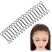 Wire Hair Comb - Invisible U Pin Hair Side Combs | Hair Finishing Fixer Comb | Hair Updo Styling Tools | U Pin Stretchable Hair Side Combs | Decorative Bangs Holder For Women & Girls Hairstyle - Buy Online on GoSupps.com