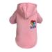 Izefia dog hoodie dog hoodies clothes fleece dog sweater winter sweatshirt warm cotton loop basic dog hoodie for little dog puppy cat pink m p.