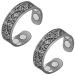 Vicmag 4X Strength Magnetic Copper Rings for Women with 3500 Gauss Magnets 100% Solid Pure Copper Adjustable with Jewelry Gift Box 2PCS (Silver Life Tree)